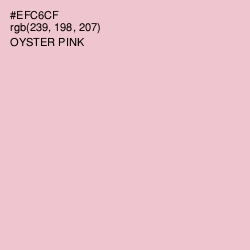 #EFC6CF - Oyster Pink Color Image